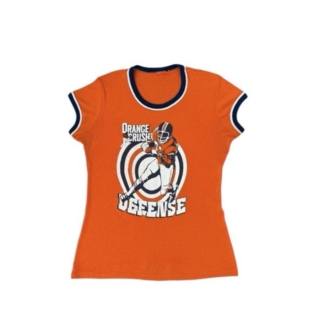 Vintage Denver Broncos Graphic Football Retro 1980s‎ T-Shirt Tee Small